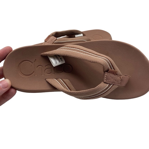 Chaco Womens Shoes Chillos Sandals Brown Flip Flop Flat Casual Comfort Size 6 - Picture 8 of 11
